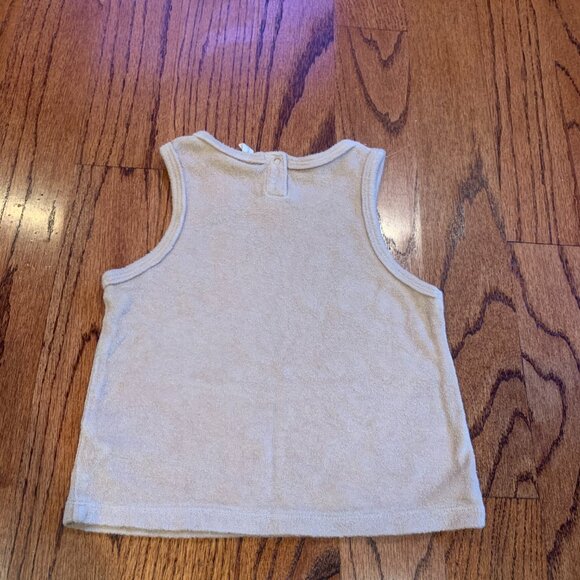Quincy Mae Terry Tank & Short Cotton Set | Tan | Size 4-5 Years - Picture 3 of 9